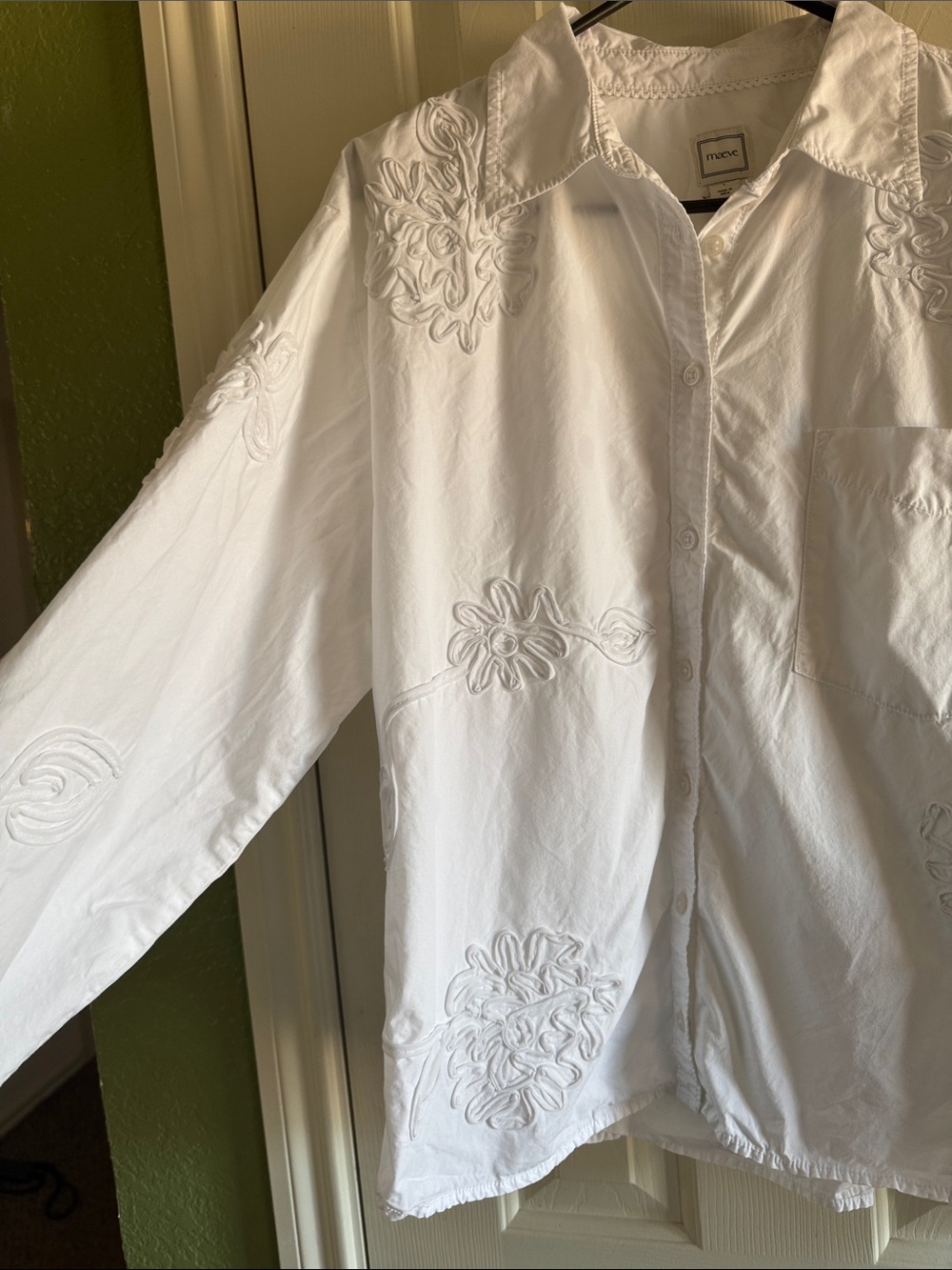 Maeve Shrunken Bennet Button down Shirt - Picture 6 of 9